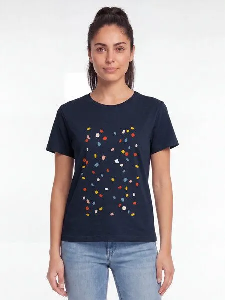 watapparel watapparel T-Shirt Frauen This is Art, French navy, – Produktbild 2 von 2