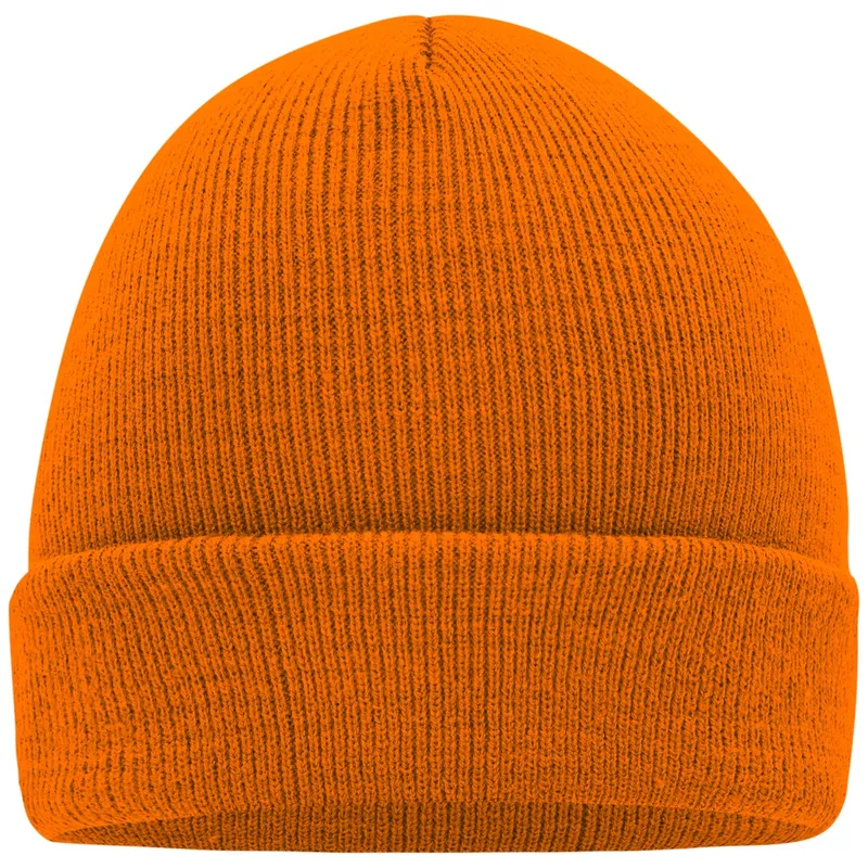Myrtle Beach myrtle beach Klassische Strickmütze in vielen Farben MB7500 Gr. one size orange – Produktbild 1 von 1