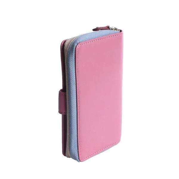 Vargu Vargu Echtleder Geldbörse MASIN 1-A, Mauve - grey, – Produktbild 4 von 4