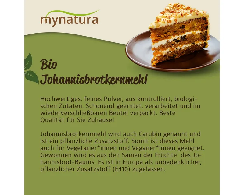 Mynatura Mehl Mynatura Bio Johannisbrotkernmehl E410 – Produktbild 3 von 5