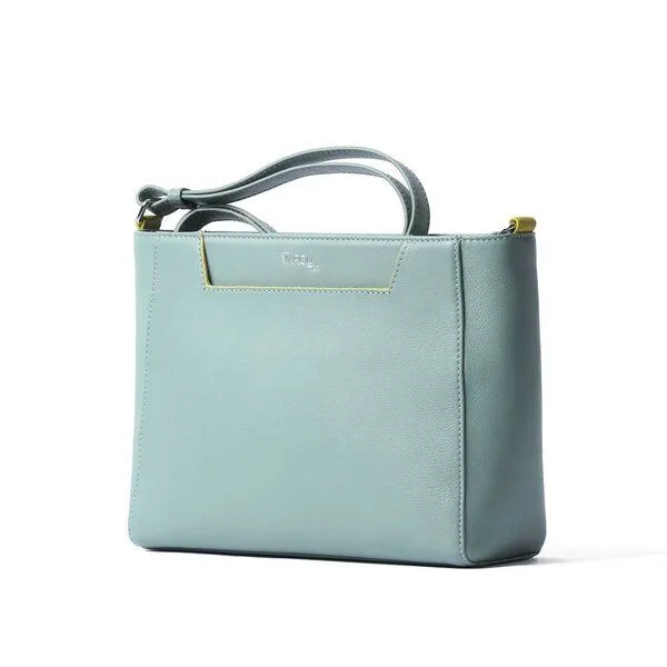 Vargu Vargu Leder-Umhängetasche Sandrin 1, Mint green, – Produktbild 2 von 4
