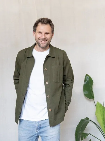 FUXBAU Fuxbau Männer Overshirt, Olivegrün, – Produktbild 4 von 4