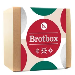 brotstoff brotstoff Winter Geschenkset - Box mit Brotbackmischung im Glas + Nachfüllpaket + 4 x Probierpaketen – Produktbild 1 von 1