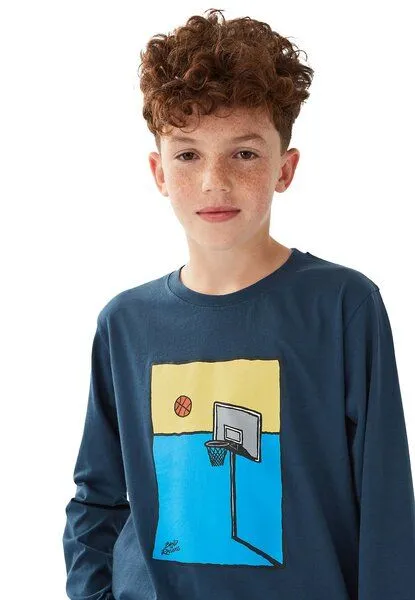 Band of Rascals Band of Rascals Court Longsleeve, Blue, – Produktbild 5 von 7