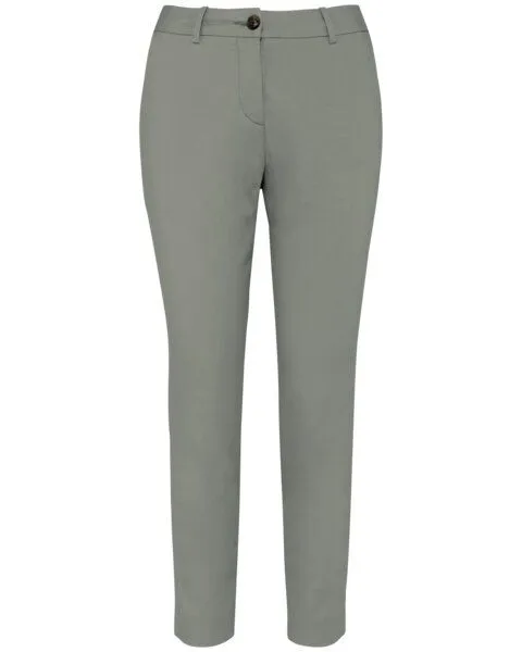Greenspired Greenspired Umweltfreundliche 7/8-Damen Chinohose 235 g/m², Mandelgrün, – Produktbild 1 von 1