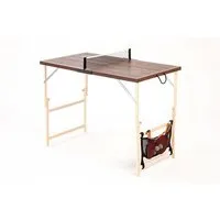 DISH TENNIS DISH TENNIS DIE STARKE EICHE dunkelholzfarbene Mobile Mini Tischtennisplatte - MADE IN AUSTRIA – Produktbild 1 von 1