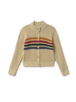 TWOTHIRDS TWOTHIRDS Damen vegan Strickjacke Marettimo Mit Versetzten Streifen – Produktbild 1 von 1