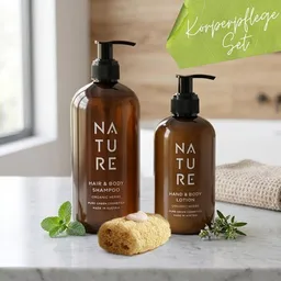 4betterdays 4betterdays Körperpflege-Set 'Organic Herbs' | Shampoo + Body Lotion – Produktbild 1 von 1