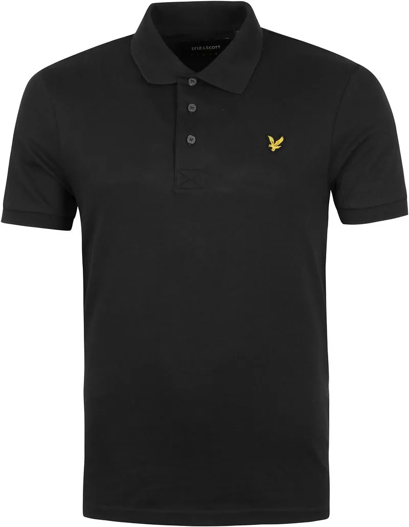 Lyle and Scott Lyle and Scott Poloshirt Schwarz - Größe L, Schwarz, – Produktbild 2 von 4