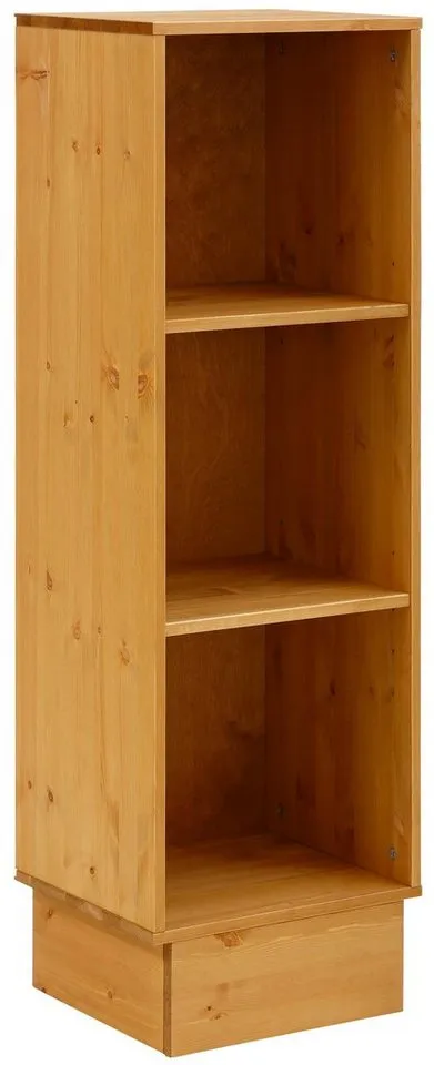 OTTO home Regal Milan, Höhe 128 cm, Massivholz, FSC®-zertifiziert, Beige, – Produktbild 4 von 5