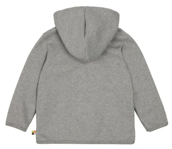 loud + proud loud + proud Jacke Waffel, GOTS-zertifiziert, Grey(grau), – Produktbild 2 von 2