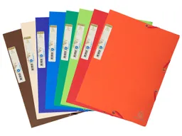 Exacompta 25 Exacompta Sammelmappen "Forever", 380 g/m², DIN A4, Gummizug, 3 Klappen, sortiert – Produktbild 1 von 1