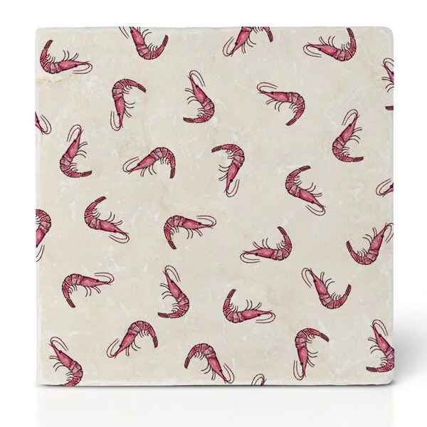 LIGARTI LIGARTI Fliesenuntersetzer – 2er-Set – Fish & Shrimps – Produktbild 4 von 4