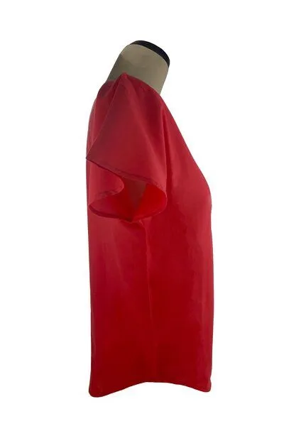 Sophia Schneider-Esleben Sophia Schneider-Esleben Shirt Nina - Damen aus Bio-Baumwolle, Rot, – Produktbild 2 von 3