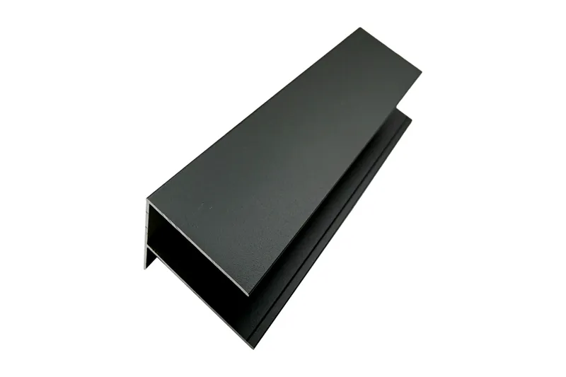 woodstore24 woodstore24 Alu F-Profil, farbbeschichtet, 6,5 cm (B) x 85 mm (H) x 3 m (L), (passend für Serie WE30 / WE56) - Farbe dunkelgrau – Produktbild 1 von 1