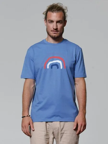 watapparel watapparel T-Shirt Unisex Regenbogen, Bright blue, – Produktbild 2 von 4