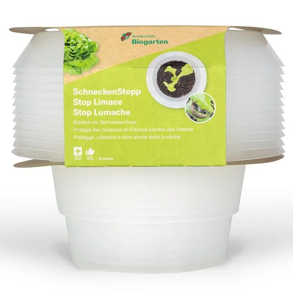 Andermatt Biogarten Andermatt Biogarten SchneckenStopp PP – Set à 12 Stück, Braun, – Produktbild 2 von 3