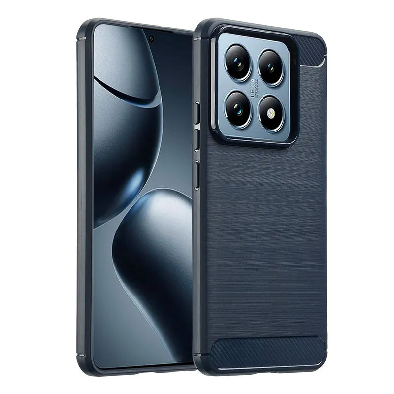 imoshion imoshion Brushed Back Cover für das Xiaomi 14T Pro, Dunkelblau, – Produktbild 1 von 1