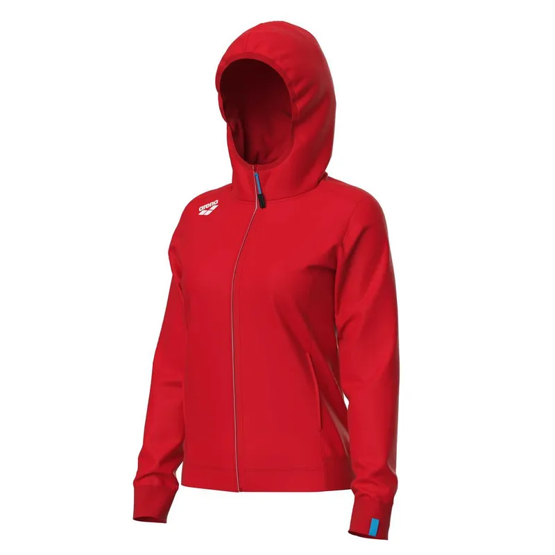 arena Hoodie Damen Arena Team Panel, Rot, – Produktbild 1 von 1