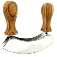 Olivenholz erleben Olivenholz erleben Wiegemesser DESIGN mit Olivenholz-Griffen – Produktbild 1 von 1