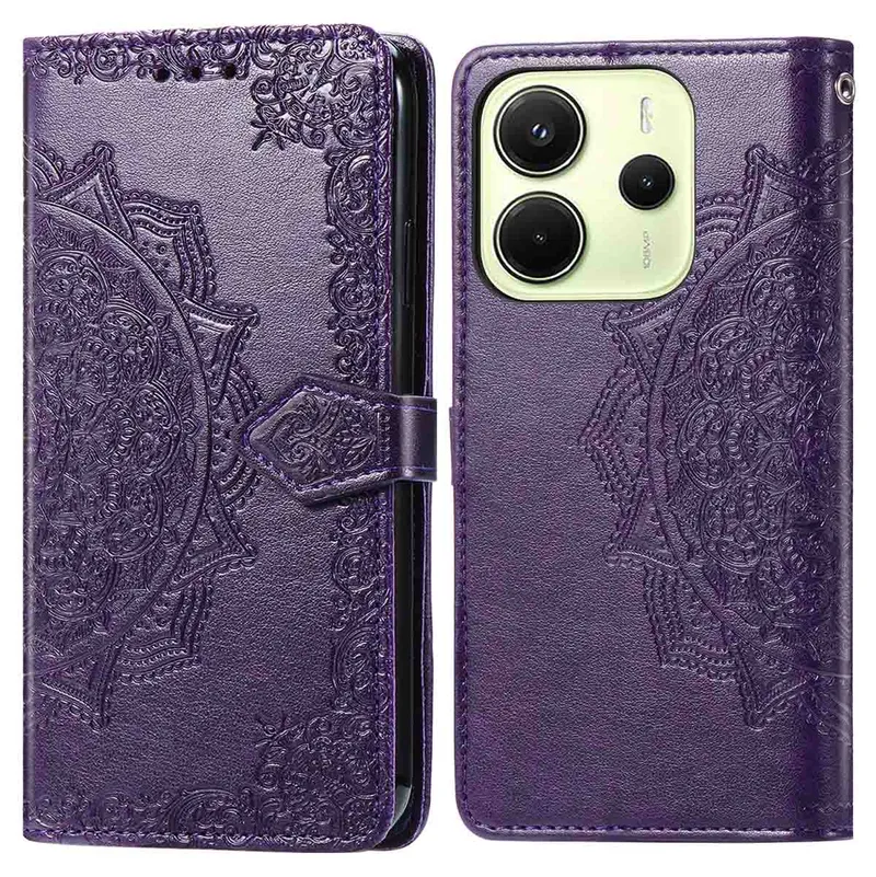 imoshion imoshion Mandala Klapphülle für das Xiaomi Redmi Note 14 (4G), Lila, – Produktbild 1 von 1
