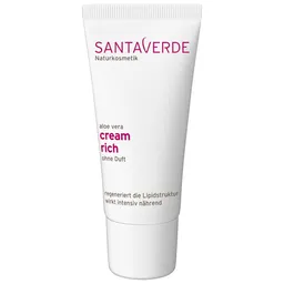 Santaverde SANTA VERDE cream rich aloe vera ohne Duft 30 ml Creme – Produktbild 1 von 1