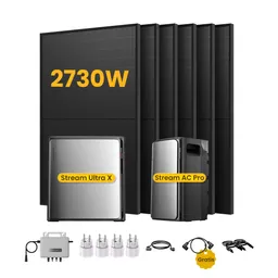 EcoFlow EcoFlow Stream Ultra X, Solaranlage mit Speicher, mit 6 x 455W Bifazialen Solarmodulen, by Powerness - Stream Ultra X + Stream AC Pro | 5760Wh / 4 x Smart Plug / Selbstabholung – Produktbild 1 von 1