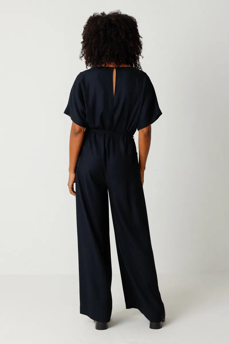 SKFK SKFK Damen vegan Jumpsuit Alaia Schwarz, Schwarz, – Produktbild 1 von 2