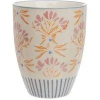 Tranquillo Becher RETROFLORIA – Steinzeug - orange – Produktbild 2 von 4