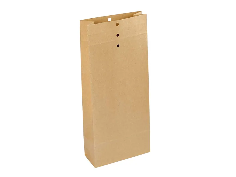250 Recycling-Musterbeutel 120 x 285 x 50 mm mit Klotzboden 120 g/m² – Produktbild 1 von 1