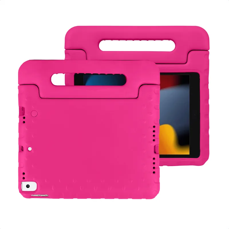 imoshion imoshion Schutzhülle mit Handgriff kindersicher für das Apple iPad 9 (2021) 10.2 Zoll / iPad 8 (2020) 10.2 Zoll / iPad 7 (2019) 10.2 Zoll, Rosa, – Produktbild 1 von 1