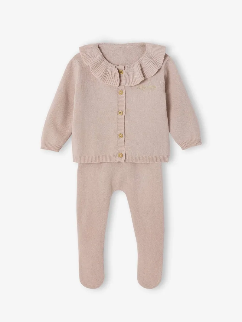 Envie De Fraise Baby-Set aus Merinowolle & Kaschmir, Blush, – Produktbild 4 von 4
