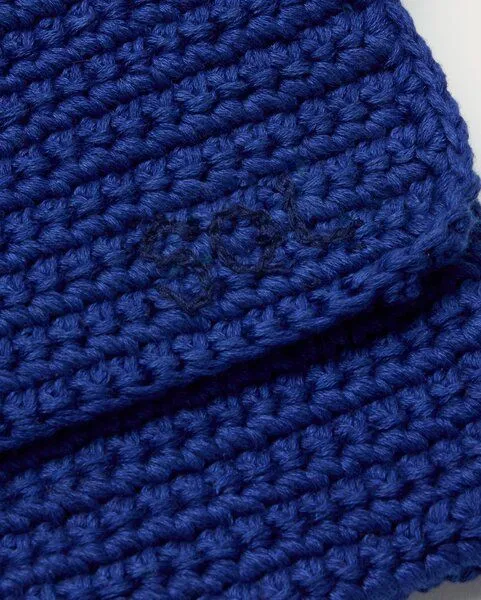 thinking mu thinking mu Häckeltasche Bibi aus Bio-Baumwolle, Indigo (blau), – Produktbild 1 von 2