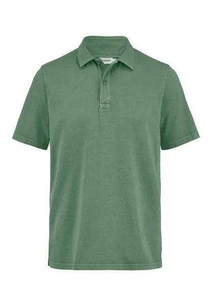 hessnatur hessnatur Polo Regular aus reiner Bio-Baumwolle, Efeugrün, – Produktbild 3 von 4