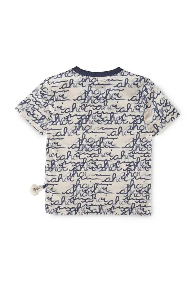 sigikid sigikid T-Shirt Ahoi Little Pirate für Kinder Jungen (1-tlg), Beige|blau, – Produktbild 2 von 5