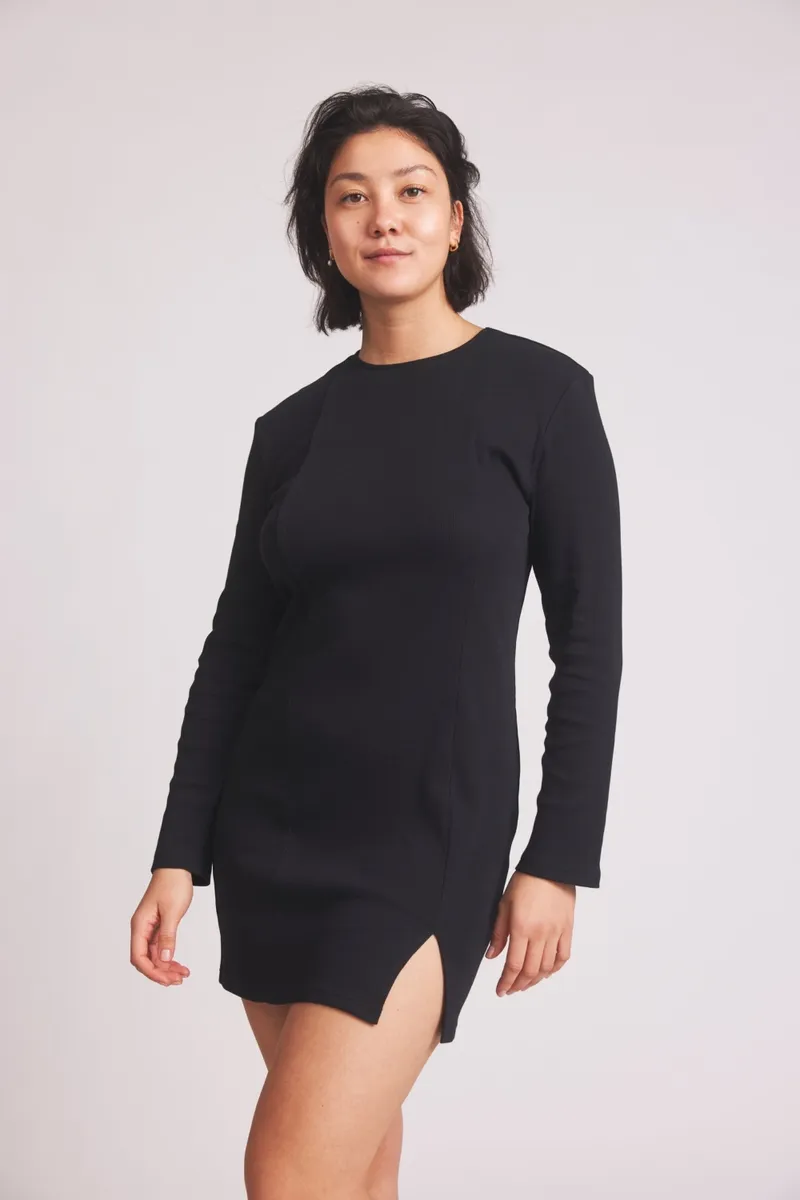 Baìge the Label Baìge the Label Damen vegan Kleid Brandi, Schwarz, – Produktbild 2 von 2