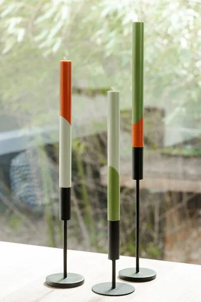 Originalhome Originalhome Diagonale Stabkerzen für bewusste Geschenke , S/3 - paraffinfrei & vegan, Mehrfarbig (eden), – Produktbild 3 von 3