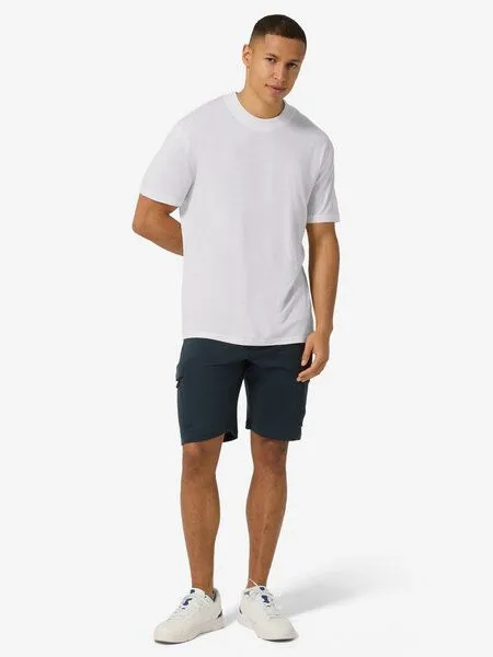 Super.Natural Super.Natural T-Shirt Casual Rib Bio J Tee für Herren, Merino, Fresh white, – Produktbild 3 von 4