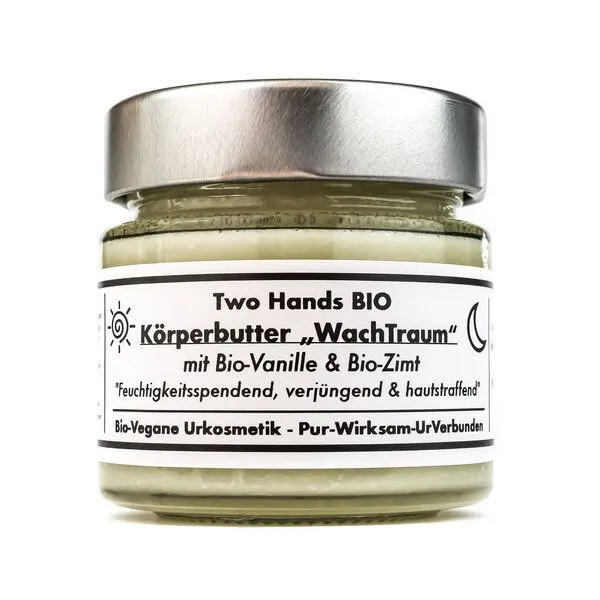 Two Hands BIO Two Hands BIO KörperBalsam „WachTraum“ mit fairer Bio-Vanille & Bio-Zimt - für Gesicht & Körper – Produktbild 1 von 1