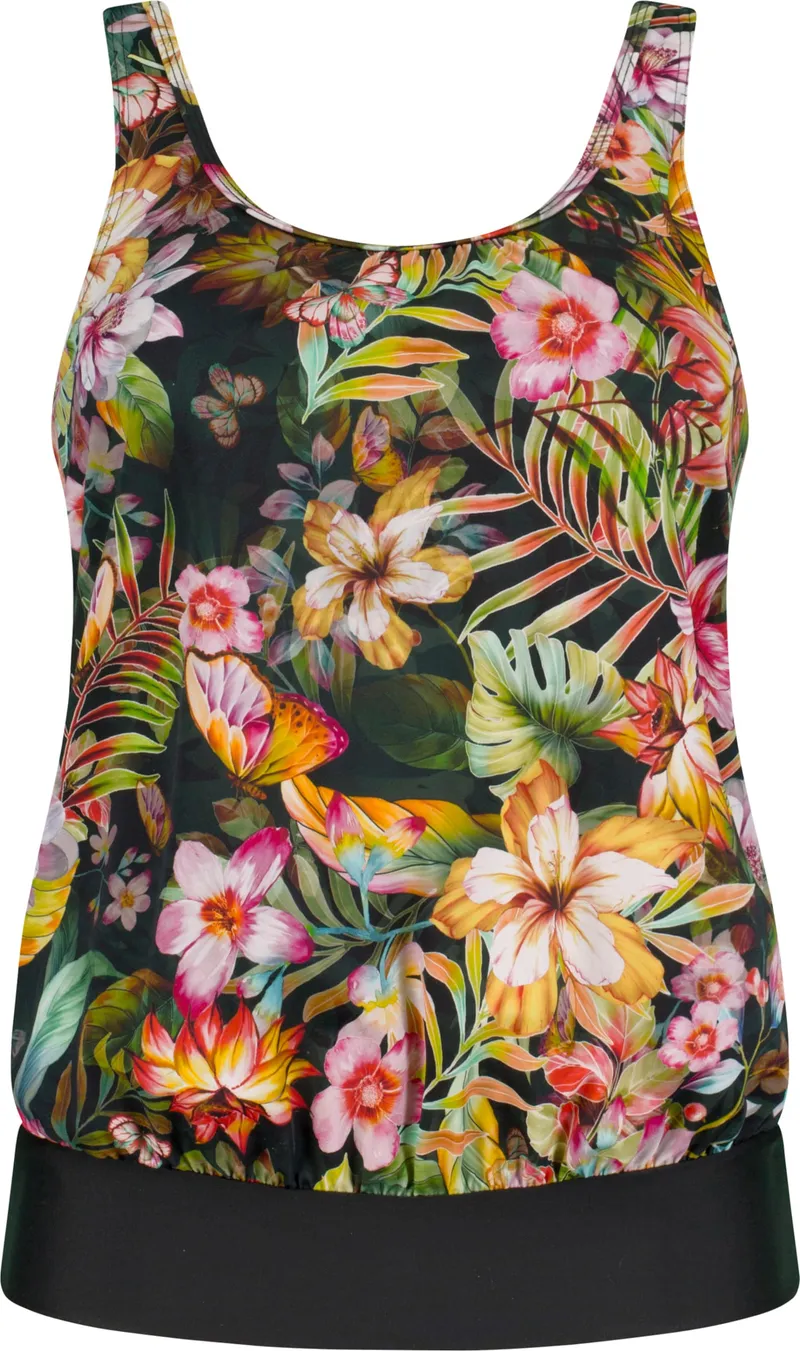 feel good Oversized-Tankini-Top bunt-bedruckt, Bunt-bedruckt, – Produktbild 3 von 3