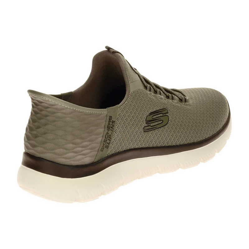 Skechers Skechers Summits Schuhe grün olive SLIP-INS 232457 für Herren, oliv, Größe 49 ½ EU, Oliv, – Produktbild 5 von 8