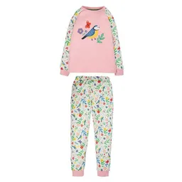Frugi Frugi Schlafanzug Blaumeise in weiß-rosa-bunt – Produktbild 1 von 1