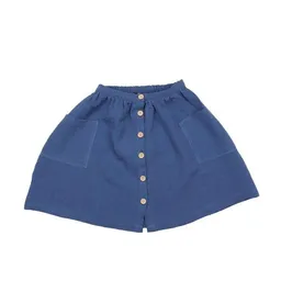 Walkiddy Kinder Rock GOTS-zertifiziert aus Bio-Baumwolle, blau, Knopfleiste vorn, elastischer Bund – Walkiddy, weich & alltagstauglich – Produktbild 1 von 1