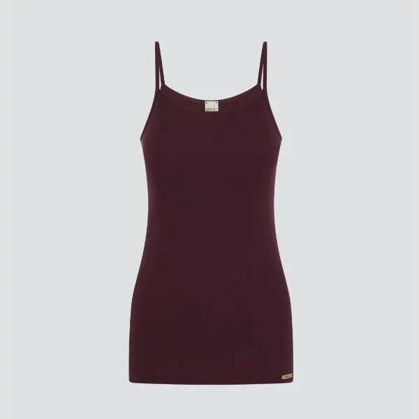 comazo|earth comazo|earth Fairtrade Pure Cotton Unterhemd Spaghettiträger | GOTS zertifiziert, Burgund, – Produktbild 4 von 4