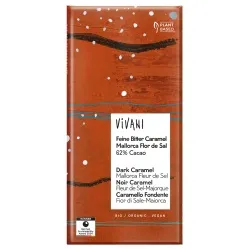 Vivani Caramel-Schokolade mit Flor de Sal aus Mallorca – Produktbild 1 von 1