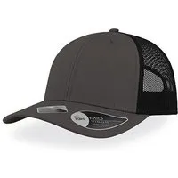 Atlantis Headwear Atlantis Headwear Atlantis Recy Three Recycled Cap Mesh Rückseite 100% recycltes Polyester recyclte Baumwolle, Grau/schwarz, – Produktbild 1 von 1