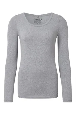 KOMODO KOMODO Damen vegan Oberteil Darcey Grey – Produktbild 1 von 1