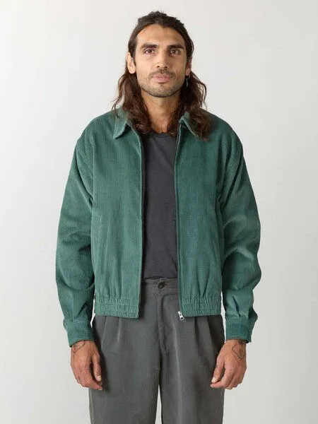 Yahmo Yahmo Dirk Bomberjacke, Teal (blau), – Produktbild 1 von 4