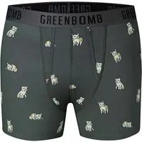 GreenBomb GREENBOMB Bio-Herren-Boxershort "Frenchie", mix, Gr. M – Produktbild 1 von 1