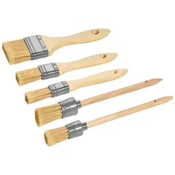 Color Expert Color Expert Pinsel-Set, 5-teilig Kunstborste, Holzsti. – Produktbild 1 von 1